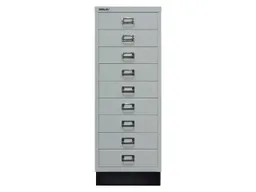 Bisley Bisley Schubladenschrank "MultiDrawer" DIN A3 mit 9 Schubladen lichtgrau – Produktbild 1 von 1