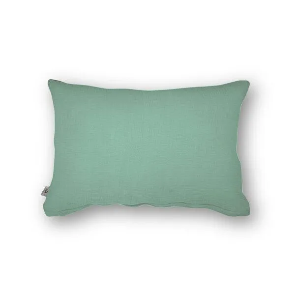 Hutch&Putch Hutch&Putch Musselin Kopfkissenbezug 100% Bio-Baumwolle, Eucalyptus, – Produktbild 1 von 4