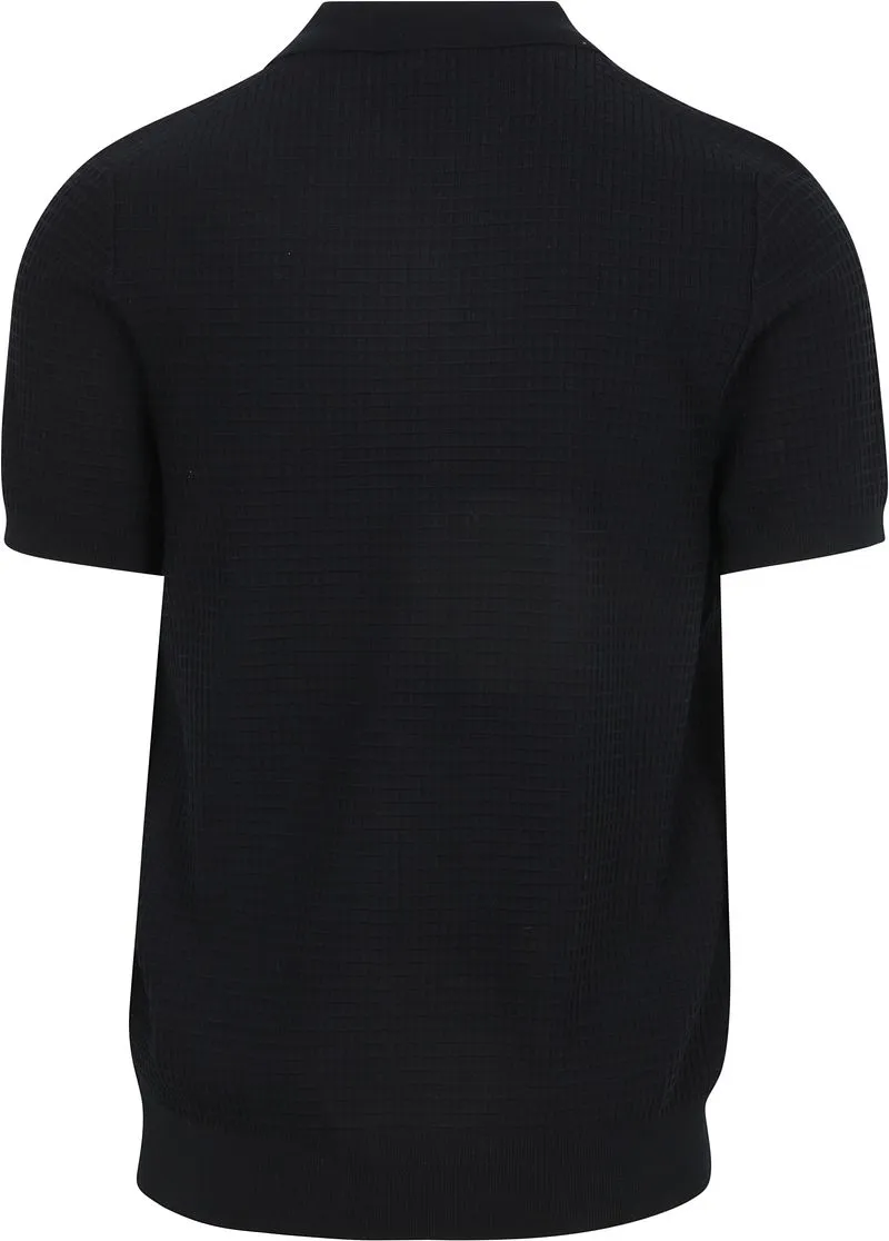 Profuomo Profuomo Poloshirt Riva Structure Marine - Größe XXL, Dunkelblau, – Produktbild 1 von 4