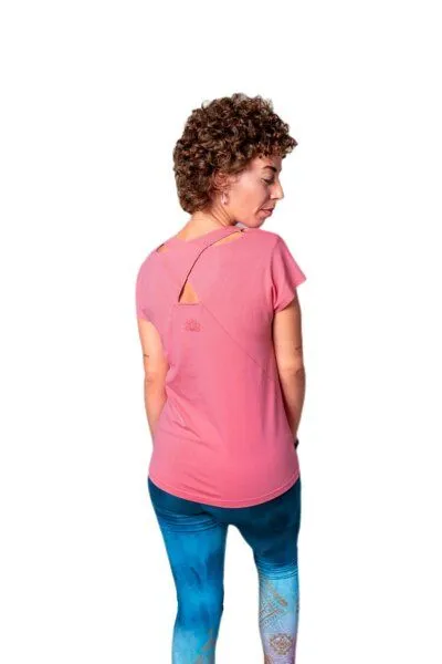 The Spirit of OM The Spirit of OM Yoga-Shirt in 2 Farben, Peach rose, – Produktbild 3 von 4