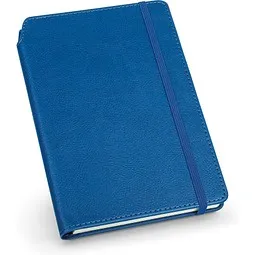 hi!dea™ MORIAH. A5 Notizbuch aus PU mit linierten Blättern, Blau – Produktbild 1 von 1