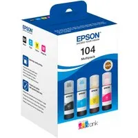 Epson Epson Tinten 104 schwarz, cyan, magenta, gelb, 4er-Set – Produktbild 1 von 1
