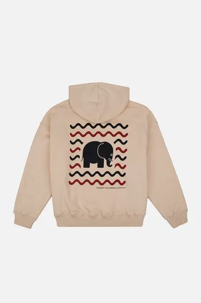 Trendsplant Trendsplant Women's Explanada Organic Oversized Hoodie Ivory, Beige, – Produktbild 2 von 4