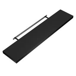Casaria® Casaria Casaria Wandregal Schweberegal 90cm schwarz + Halterung – Produktbild 1 von 1