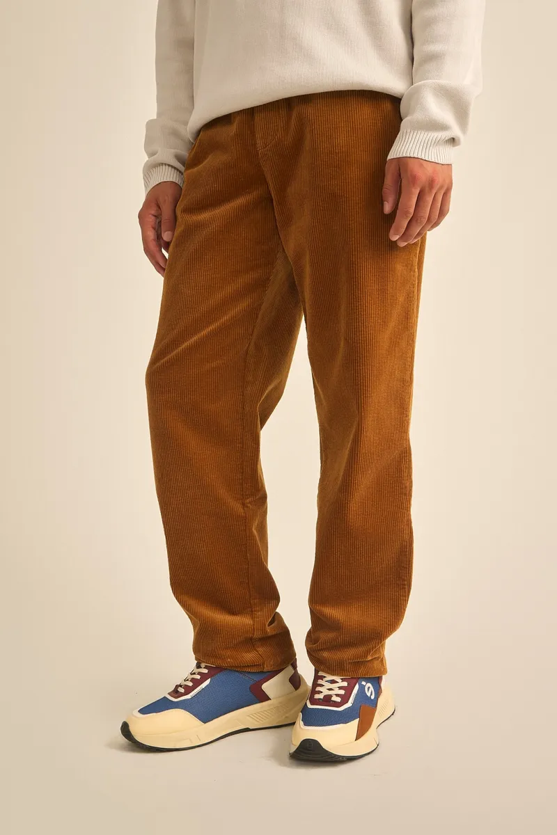 Côtelé Côtelé Herren vegan Hose Lazy Camel Braun, Braun, – Produktbild 2 von 2