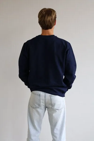 Kultgut Kultgut ProEarth Kollektion- Biofair hergestellt- Hochwertiger Sweaterpullover - For all day, Nightblue(dunkelblau), – Produktbild 4 von 4