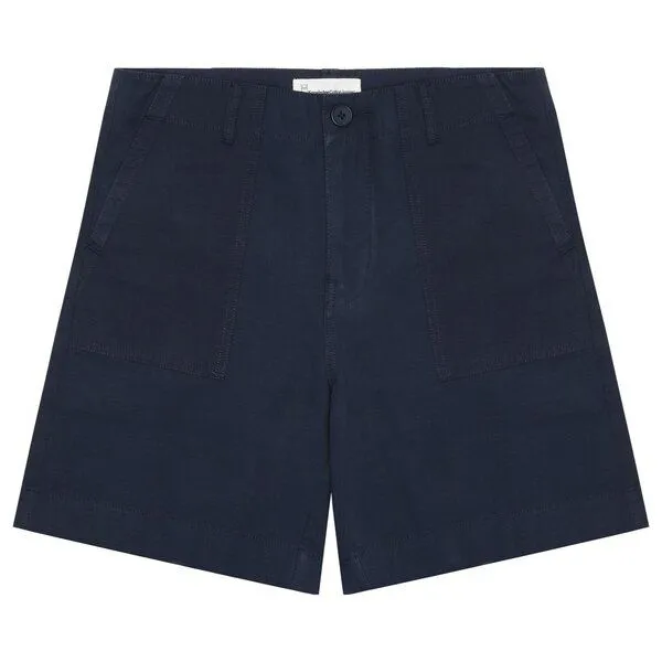 KnowledgeCotton Apparel KnowledgeCotton Apparel Shorts POSEY, Total eclipse, – Produktbild 1 von 3
