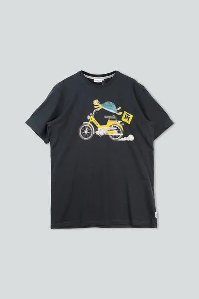 LAKOR LAKOR T-Shirt aus Bio-Baumwolle - Maxi Speed, Moonless night (schwarz), – Produktbild 2 von 3