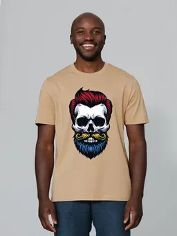 watapparel watapparel T-Shirt Unisex Hipster Skull – Produktbild 1 von 1