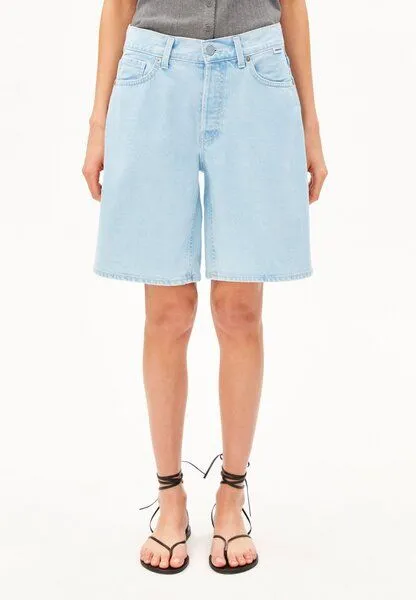 ARMEDANGELS ARMEDANGELS THALINAA Damen Jeans-Shorts aus 100% recycelter Baumwolle, Blue, – Produktbild 1 von 8