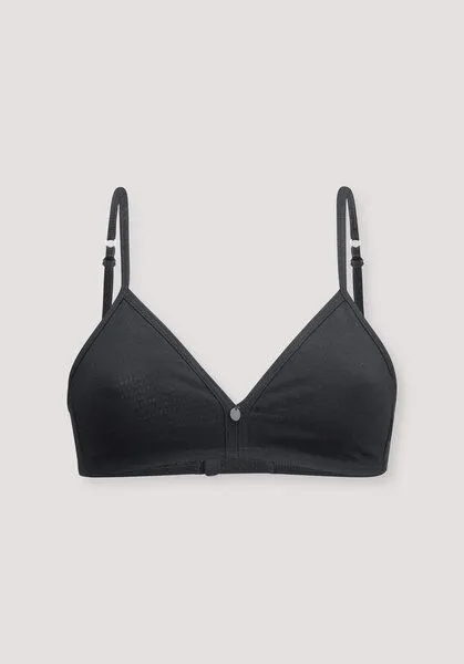 hessnatur hessnatur Triangel BH bügellos COTTON FEEL aus Bio-Baumwolle, Schwarz, – Produktbild 6 von 6
