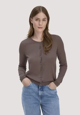 hessnatur hessnatur Strickjacke Regular aus TENCEL Lyocell mit Bio-Baumwolle – Produktbild 1 von 1