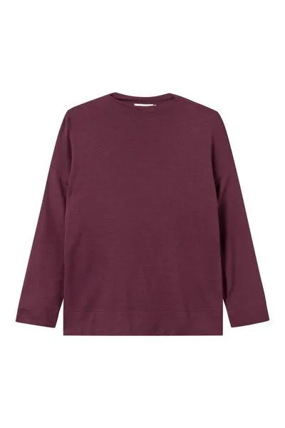 Givn Berlin Givn Berlin Damen Sweater aus TENCEL Modal "Senna", Bordeaux, – Produktbild 2 von 4