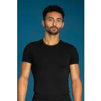 nice to meet me nice to meet me Herren vegan Core T-Shirt Tiefschwarz – Produktbild 1 von 1