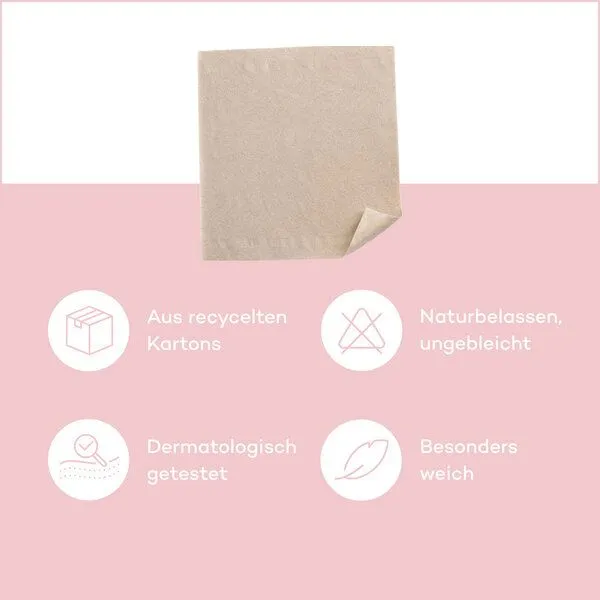 mach m!t mach m!t PURE Kosmetiktücher + Box 2-lagig – aus recyceltem Karton – Produktbild 4 von 4