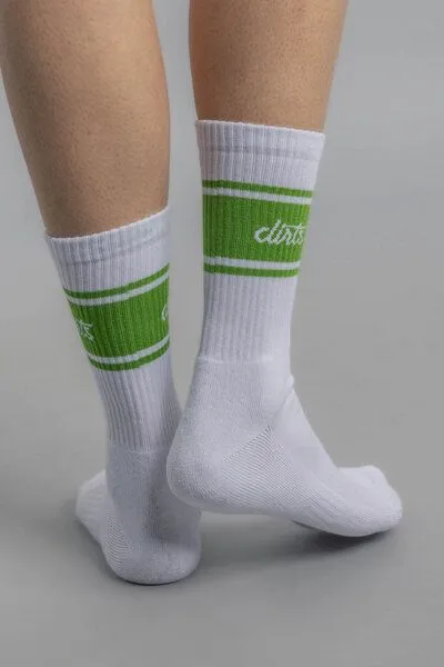 DIRTS dirts Striped Socks, Jungle green, – Produktbild 4 von 4
