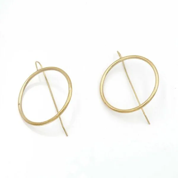 Bawa Hope Bawa Hope Messingohrring Hoop, long hook – Produktbild 1 von 1