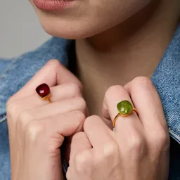 Amadeus Amadeus Damen vegan Ring Sophia Peridot Gold – Produktbild 1 von 1