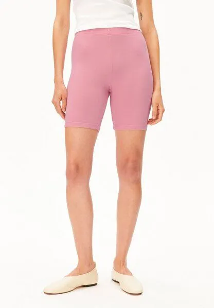 ARMEDANGELS ARMEDANGELS GMT DYE RIB Damen Short aus Bio-Baumwoll Mix, Washed berry, – Produktbild 1 von 4