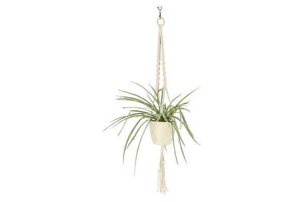 Manufactura Manufactura Makramee Blumenampel, Natural, – Produktbild 1 von 1