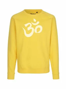 Peaces.bio - handbedruckte Biomode Peaces.bio - handbedruckte Biomode Bio Damen Sweatshirt Loose Fit Om – Produktbild 1 von 1