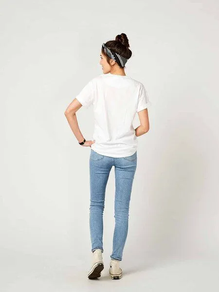 KAYA&KATO KAYA&KATO T-Shirt PORTO 2.0 unisex, Weiss, – Produktbild 4 von 4