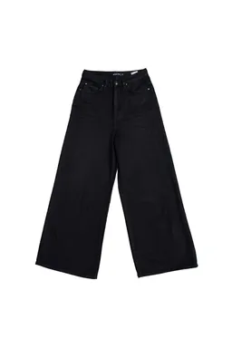 Lovjoi LOVJOI Damen vegan Weite Cropped Jeans Barleria Schwarz Overdyed – Produktbild 1 von 1
