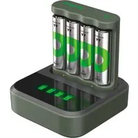 GP Battery GP Battery USB-Ladegerät mit Ladestation "GP B441" inkl. 4 x RECYKO AA 2.100 mAh – Produktbild 1 von 1