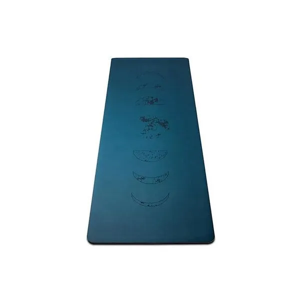 Just Be Just Be Yogamatte Mondphasen 0,3 cm, Petrol, – Produktbild 1 von 5