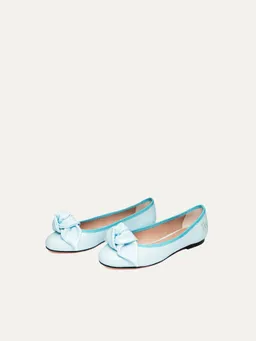 BIKKOU BIKKOU Damen vegan Ballerinas 9:30am Hearing In Court Blue Opalin – Produktbild 1 von 1