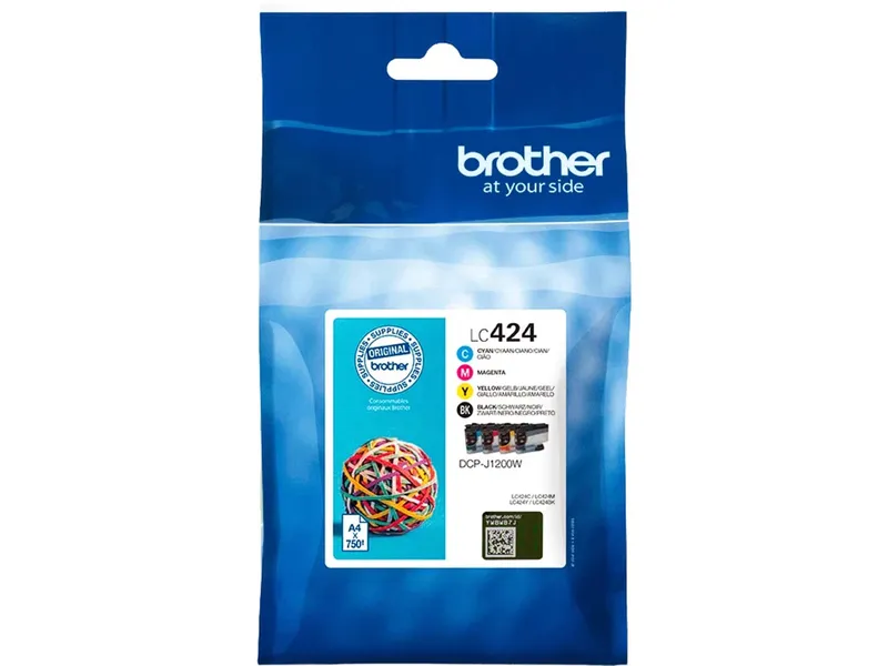 Brother Brother Tintenpatronen LC-424BK/C/M/Y – Produktbild 1 von 3