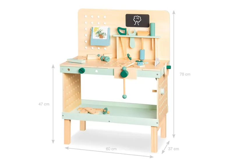 Pinolino Pinolino Werkbank „Jupp”, Natur, – Produktbild 2 von 3