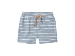 People Wear Organic People Wear Organic Sweat-Bermuda blaugrau geringelt Gr. 98 – Produktbild 1 von 1