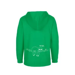 HANDGEDRUCKT HANDGEDRUCKT Kinder Zip Up Hoody "Not Today" – Produktbild 1 von 1