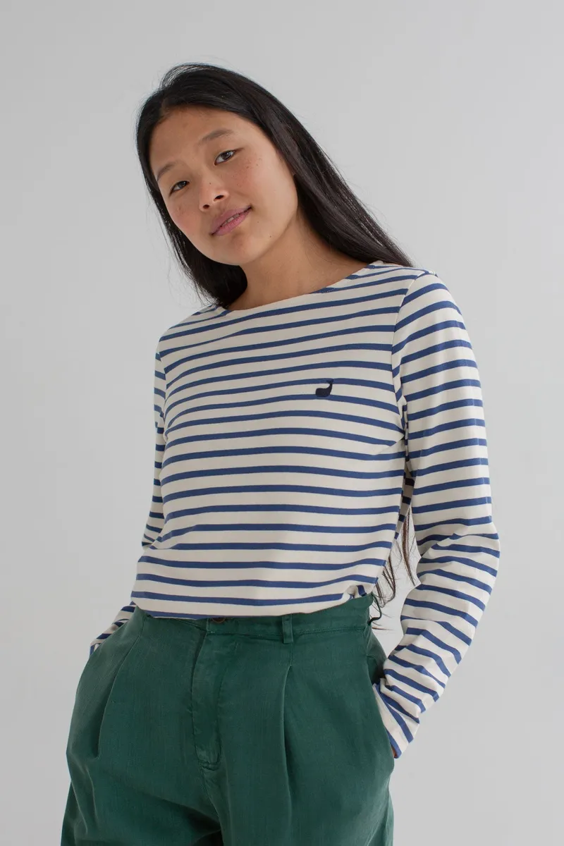 TWOTHIRDS TWOTHIRDS Damen vegan Top Martinica Blaubeere, Dunkelblau, – Produktbild 2 von 2