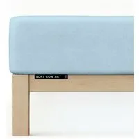 Schlafgut Schlafgut Spannbettlaken Soft Contact - 100% Biobaumwolle - wärmend, Blue light, – Produktbild 1 von 1