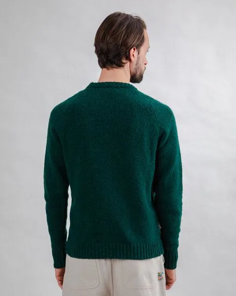 Brava Fabrics Brava Fabrics Strickpullover Raglan Wool Green – Produktbild 2 von 4