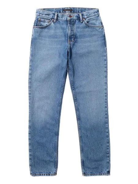 Nudie Jeans Nudie Jeans Regular Fit Damen Jeans - Shady Sadie - aus 100% biologisch angebauter Baumwolle, Blue, – Produktbild 3 von 3
