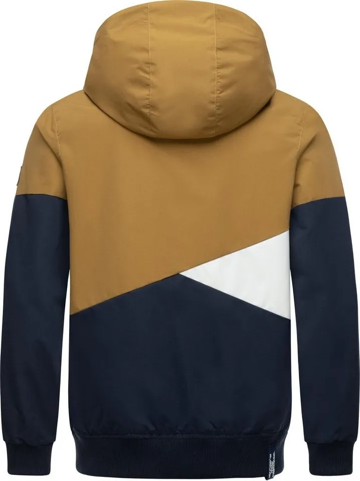 ragwear ragwear Outdoorjacke Renad Ultraleichte wasserdichte Herren Übergangsjacke mit Kapuze, Blau, – Produktbild 4 von 4