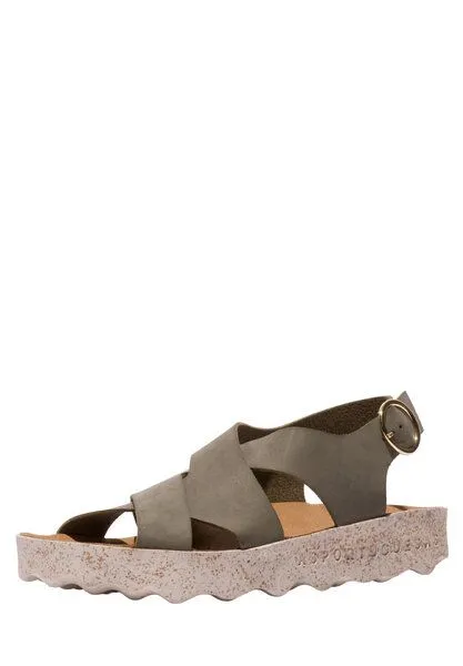 ASPORTUGUESAS ASPORTUGUESAS Damen Sandale Cusk, Khaki, – Produktbild 2 von 4
