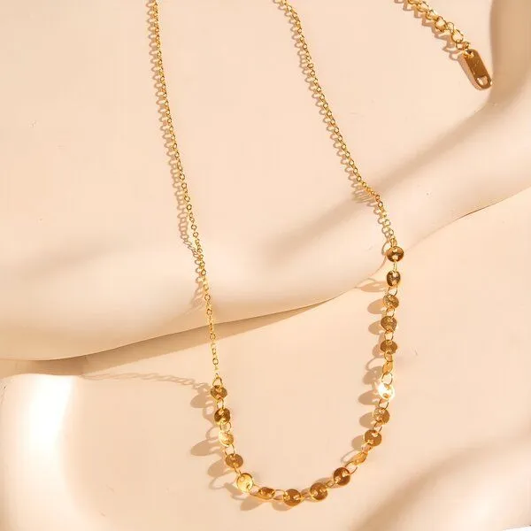 ELEKTROPULLI ELEKTROPULLI Feine Dots Kette, Gold, – Produktbild 2 von 4