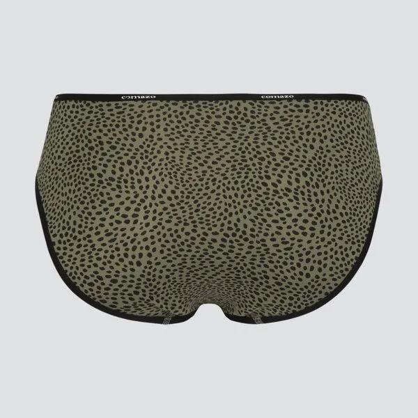 comazo|earth comazo|earth Fairtrade Jazz-Pants | GOTS zertifiziert, Olive bedruckt, – Produktbild 4 von 4