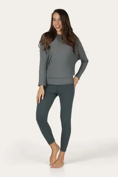 Urban Goddess Urban Goddess Budhi Yoga Langarm Shirt, Jade (grün), – Produktbild 5 von 5