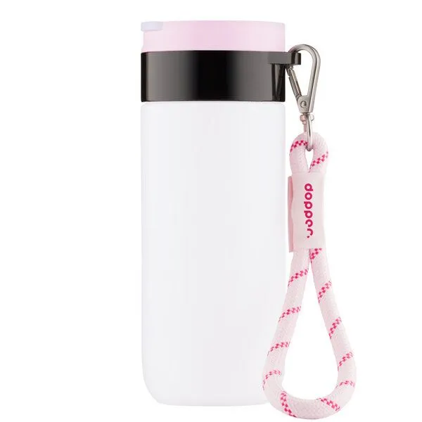 Dopper Wrist Cord - Trageschlaufe für den Dopper Travel Mug, Schwarzer ring (cherry pink), – Produktbild 2 von 4