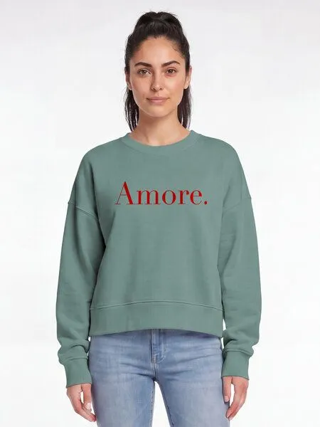 watapparel watapparel Sweatshirt Frauen Amore, Green bay, – Produktbild 2 von 2