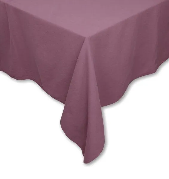 jilda-tex jilda-tex Tischdecke Renforce 100% Bio-Baumwolle Uni MADE IN GREEN, Mauve, – Produktbild 1 von 2