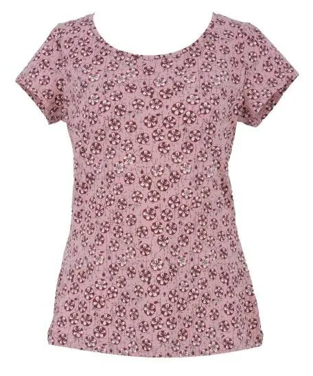 CON_STANT CON_STANT Basicshirt Kappärmel 95% Baumwolle (kbA), Haori powder, – Produktbild 1 von 1
