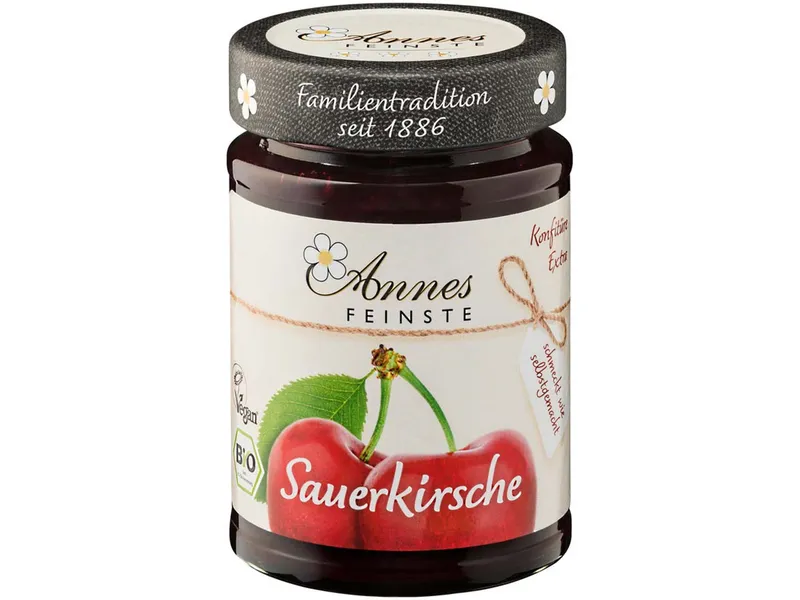 Annes Feinste Sauerkirsch-Konfitüre extra aus Bayern – Produktbild 1 von 2