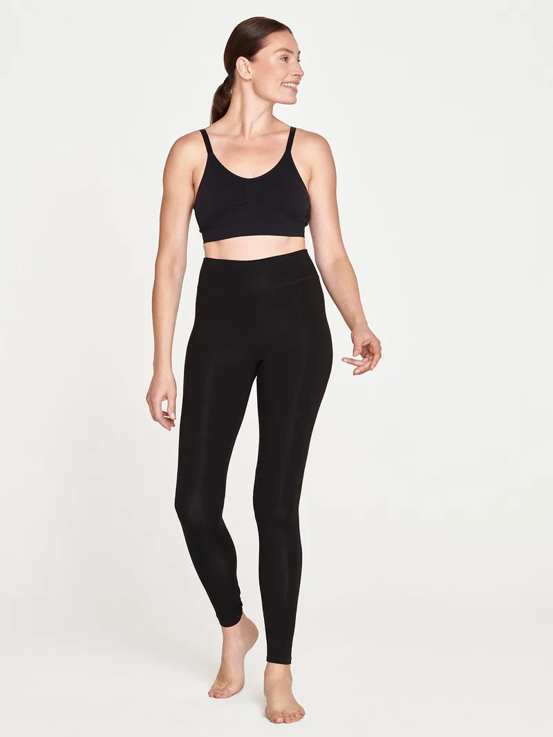 Thought Baumwoll-Leggings, Black, – Produktbild 1 von 1