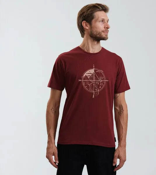 Gary Mash GARY MASH Shirt Alfresco aus Biobaumwolle, Burgund, – Produktbild 4 von 4